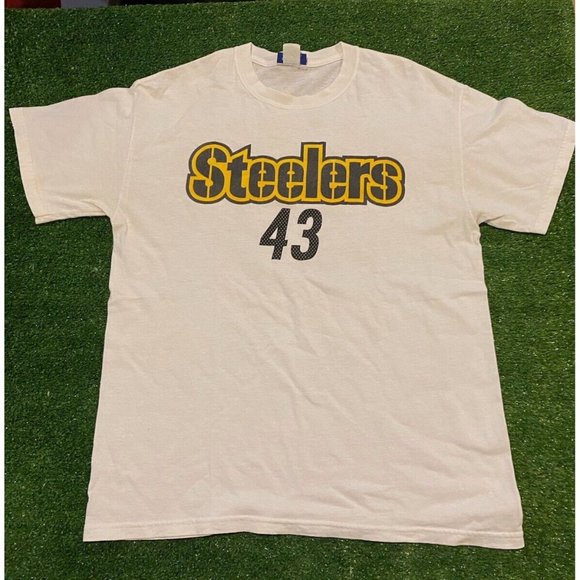 T-shirt Vintage Pittsburgh Steelers – Années 90 – Taille XL – Rayures Noires